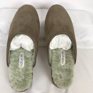 Derek Rose Open Back Suede Slippers